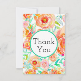 Peony Floral bedankt jullie kaarten