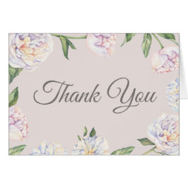 Peony Floral Mauve bedankje