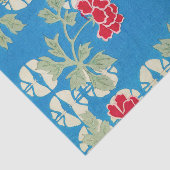 Peony Floral Print  Japans Retropatroon Tissuepapier (Detail)
