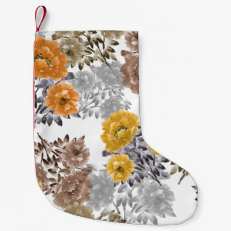 Peony Floral Waterverf witte achtergrond Kleine Kerstsok