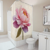 Peony Flower Douchegordijn (In situ)
