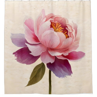 Peony Flower Douchegordijn