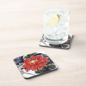 Peony Flower Japans tattoo design Onderzetter (Rechterzijde)