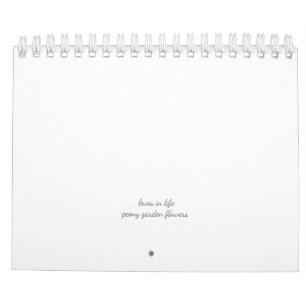 Peony Flower Kalender