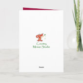 Peony Flower Moederdag Love Kaart (Achterkant)