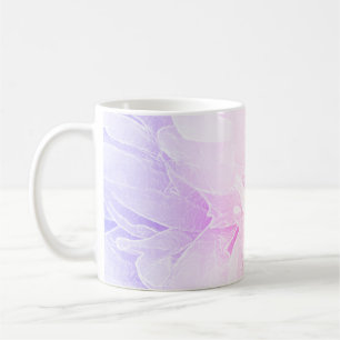 *~* Peony Flower Pastel Pink Lavender Koffiemok