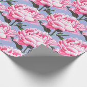 Peony Flower Pattern Pen Tekening Inpakpapier (Hoek)