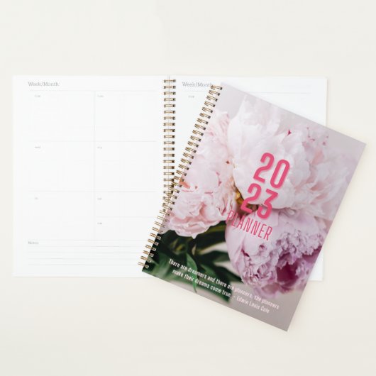 Peony Flower Planner (Display)