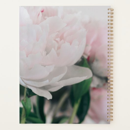 Peony Flower Planner (Achterkant)