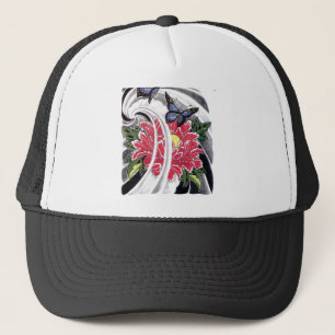Peony Flower Trucker Pet
