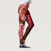Peony Flowers Close-up Sketch Leggings (Rechts)