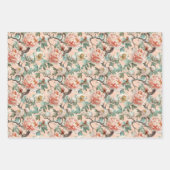  Peony Flowers Inpakpapier Vel (Voorkant 2)