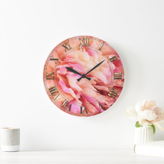 Peony Fluff Grote Klok (Huis)