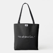 "Peony for Your Thoughts" Pillow Tote Bag (Achterkant)