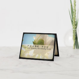 Peony  Foto Sympathie Dank je wel Kaart 3