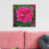 Peony Fotoprint Canvas (Insitu (Woonkamer))