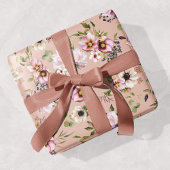 Peony Garden Adobe Clay Wedding Cadeaupapier