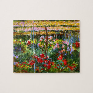 Peony Garden Claude Monet Fine Art Legpuzzel