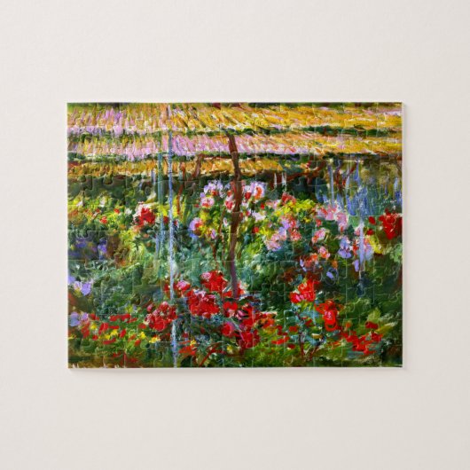 Peony Garden Claude Monet Fine Art Legpuzzel (Horizontaal)