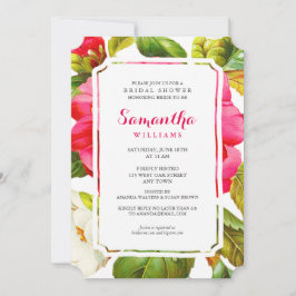 Peony Garden Floral | Vrijgezellenfeest Partij bij Kaart