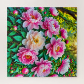 Peony Garden Legpuzzel (Horizontaal)