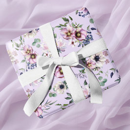 Peony Garden Orchid Pink Wedding Wrapping Paper Cadeaupapier