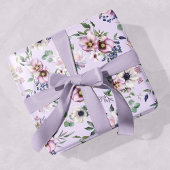 Peony Garden Orchid Pink Wedding Wrapping Paper Cadeaupapier