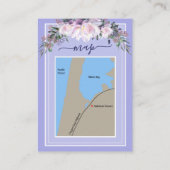 Peony Garden Periwinkle Lavender Weddenschap Detai Informatiekaartje (Achterkant)