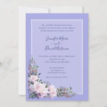 Peony Garden Periwinkle Lavender Wedding