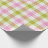 Peony Gingham - Wrapping Paper Cadeaupapier (Hoek)