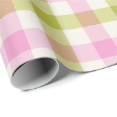 Peony Gingham - Wrapping Paper Cadeaupapier (Rol Hoek)