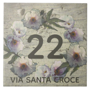 Peony House Number 1-2 Digits Street Name Tegeltje