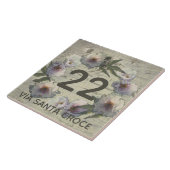 Peony House Number 1-2 Digits Street Name Tegeltje (Zijkant)