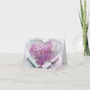 Peony in Our Heart Folded Note Kaart