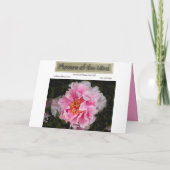 Peony in zijn geheel kaart (Achterkant)