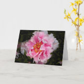 Peony in zijn geheel kaart (Gele Bloem)