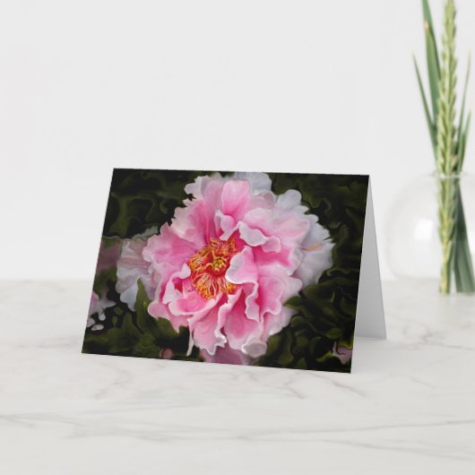 Peony in zijn geheel kaart (Voorkant)