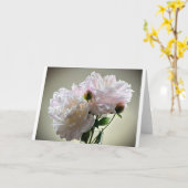 Peony, kaart (Gele Bloem)