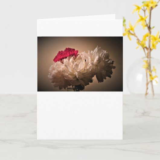 Peony, kaart (Gele Bloem)