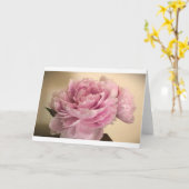 Peony, kaart (Gele Bloem)
