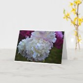 Peony, kaart (Gele Bloem)