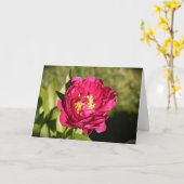 Peony, kaart (Gele Bloem)