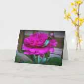 Peony, kaart (Gele Bloem)