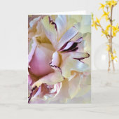 Peony, kaart (Gele Bloem)