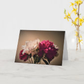 Peony, kaart (Gele Bloem)