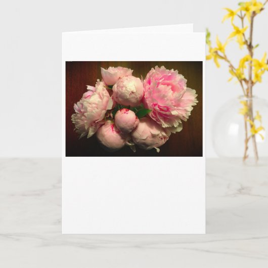 Peony, kaart (Gele Bloem)
