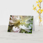 Peony, kaart (Gele Bloem)