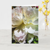 Peony, kaart (Gele Bloem)