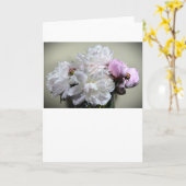 Peony, kaart (Gele Bloem)
