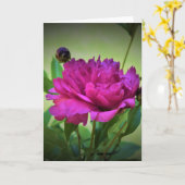 Peony, kaart (Gele Bloem)